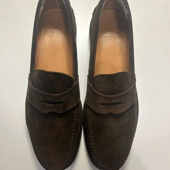 Sid Mashburn Chocolate Suede Loafers